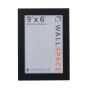 9 x 6 Smooth Matt Black Photo Frames