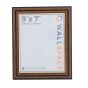 9 x 7 Traditional Brown Frame