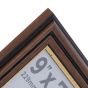 9 x 7 Traditional Brown Frame