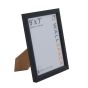 9 x 7 Bevelled Black Photo Frames