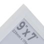 9 x 7 Bevelled White Photo Frames