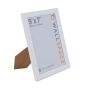 9 x 7 Bevelled White Photo Frames