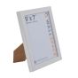 9 x 7 Modern Silver Wooden Photo Frames