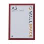 A3 Dark Red Picture Frame