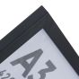 A3 Thin Matt Black Photo Frames