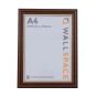 A4 Traditional Brown Frame