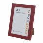 A5 Dark Red Photo Frame