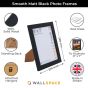 9 x 7 Smooth Matt Black Photo Frames