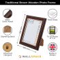 8 x 6 Traditional Brown Frame