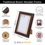 7 x 5 Traditional Brown Frame