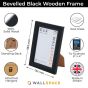 6 x 4 - Bevelled Black Photo Frames