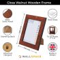 7 x 5 Gloss Walnut Photo Frames