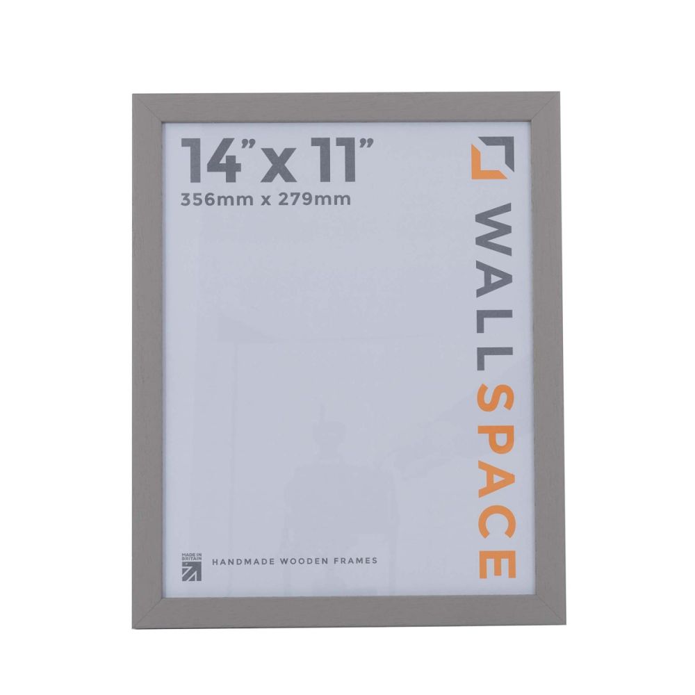 Modern Grey Wooden Photo Frame 14" x 11" Trade Prices, Buy Online!