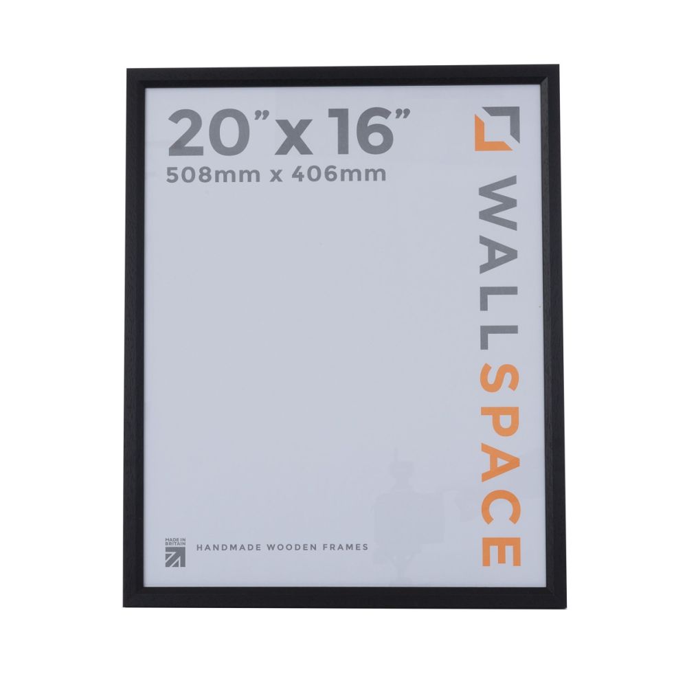 Bevelled Black Photo Frame - 20